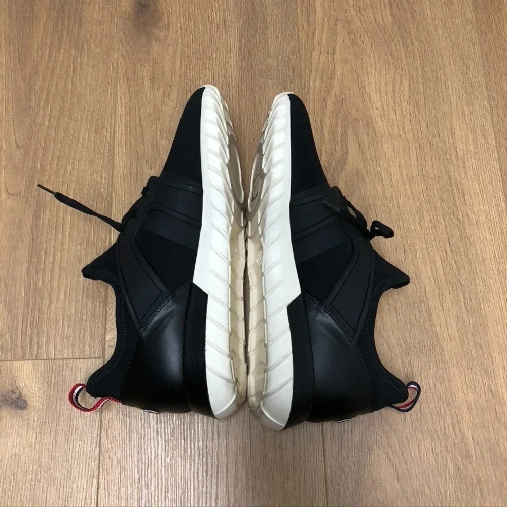 Moncler Emilien Sneakers Mens 41 US 8 Black Activewear Athleisure Lightweight